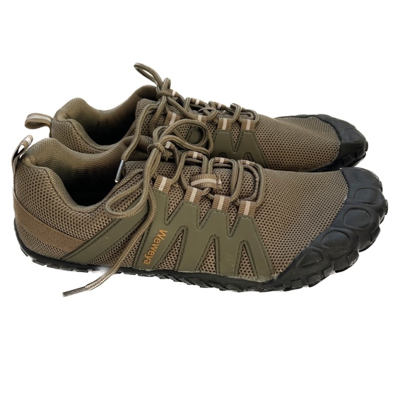 Weweya Sneakers Shoes Barefoot Minimalist Running Size 40 US 8 Olive Green - Picture 3 of 11